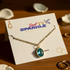 Blue stone pendat