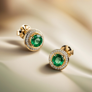 Green Stone Stud