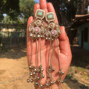 The kashmiri polki earrings